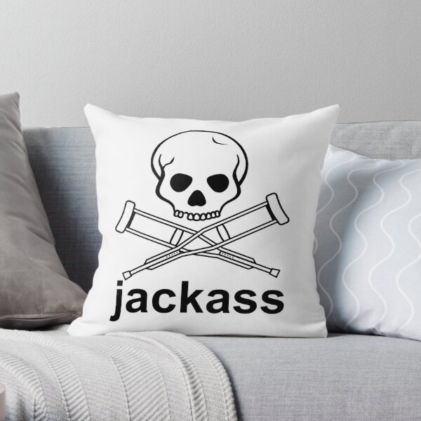 Jackass  Throw Pillow RB1101 product Offical jackass 2 Merch