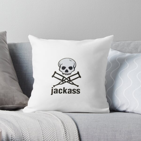 Jackass Forever intage The Movie Official MTV Throw Pillow RB1101 product Offical jackass 2 Merch