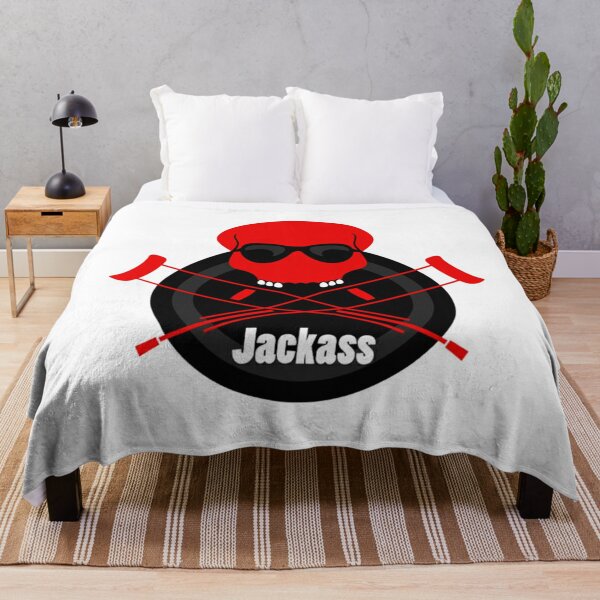 Jackass Throw Blanket RB1101 product Offical jackass 2 Merch