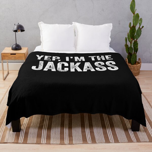 I'm With The Jackass Throw Blanket RB1101 product Offical jackass 2 Merch
